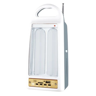 Can I charge a solar rechargeable lantern with an external power source?
