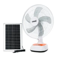 Solar Rechargeable Desk Fan